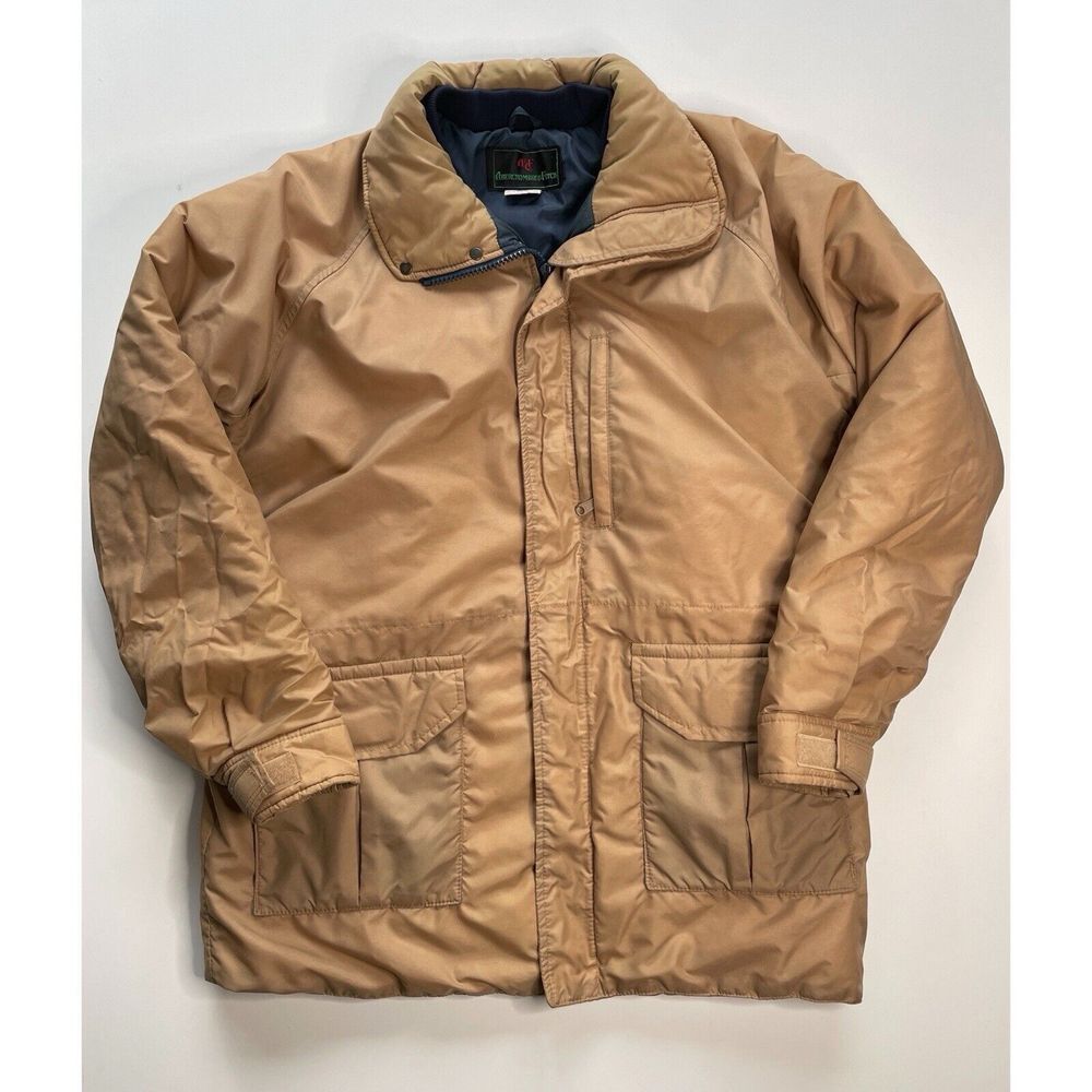 Vintage ABERCROMBIE & FITCH Thermal Insulated Waterproof‎ Jacket Mens Large